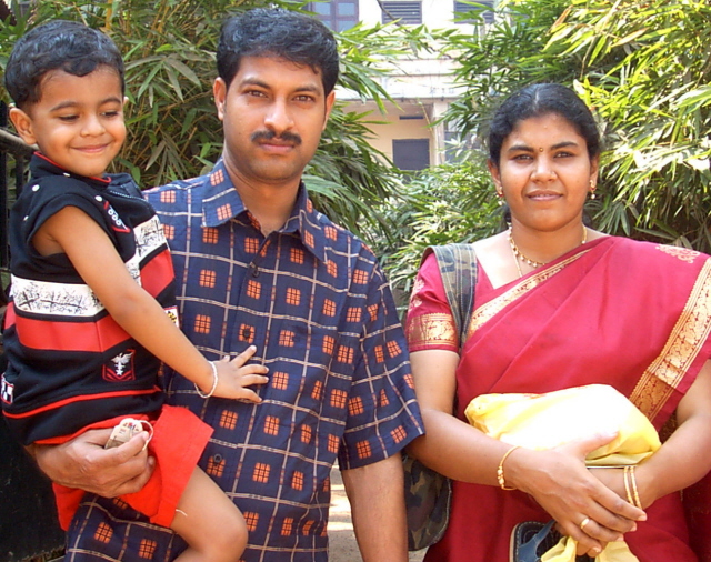 Sangeetha and family